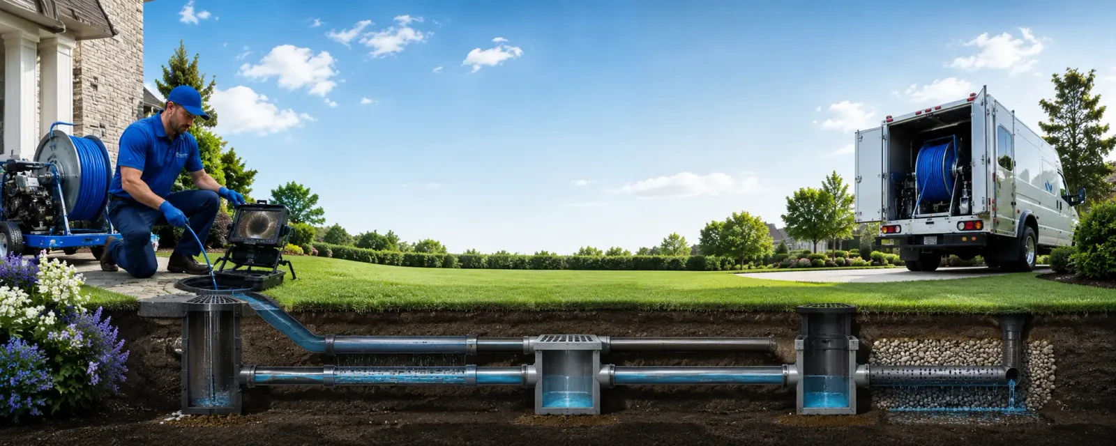 Outdoor drain cleaning information for Rockton, PA